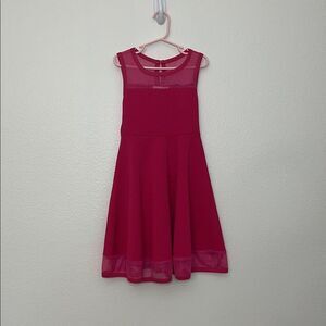 Bonnie Jean girl pink dress and Disorderly tropical print dress Sz 6 x2